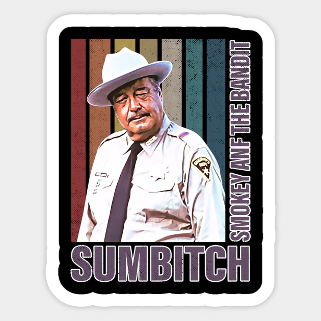 Funny Graphic Smokey Movie Fan Gift Sticker by Mountain River Landscape